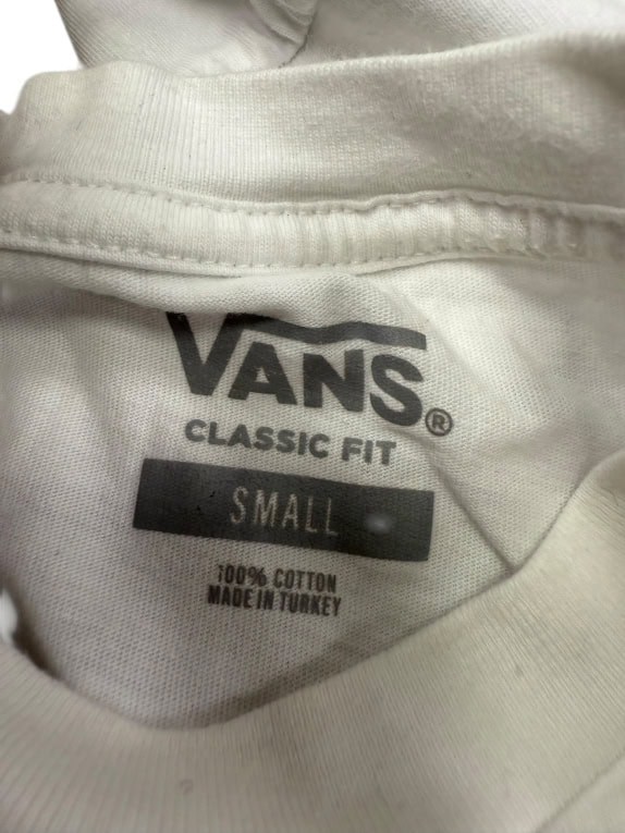 VANS Μπλούζα Long Sleeve S | Large Graphic | Off The Wall | Λευκό